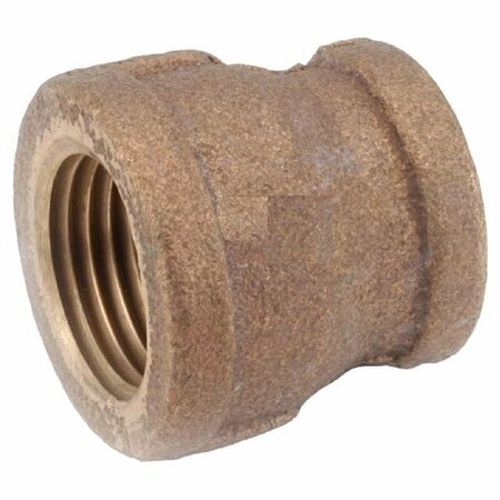 ANDERSON METALS 1/2 in. FPT in. X 1/4 in. D FPT Brass Reducing Coupling 738119-0804AH